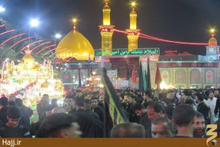 شب چهارم محرم در كربلا  گزارش تصويري