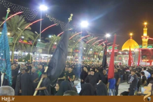 شب چهارم محرم در كربلا  گزارش تصويري