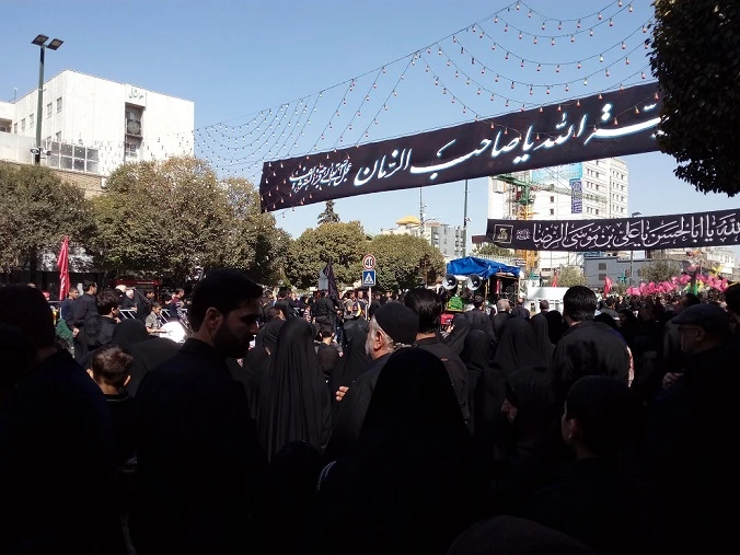 مشهدالرضا درتاسوعا و عاشوراي حسيني 