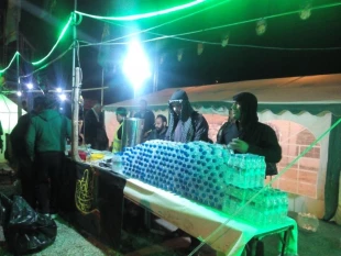 راه اندازي موكب شهداي مظلوم منا در مرز مهران+عكس