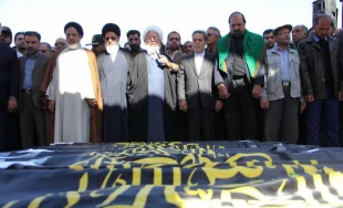 پيكر زائران اربعين حسيني در يزد تشييع شد+تصاوير