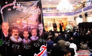 پيكر زائران اربعين حسيني در يزد تشييع شد+تصاوير