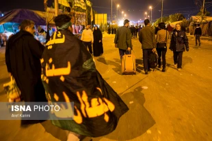 بازگشت زائران اربعين از كربلا تصاوير