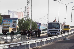 بازگشت زائران اربعين از كربلا تصاوير