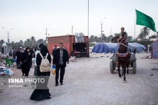بازگشت زائران اربعين از كربلا تصاوير