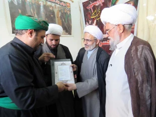  تكريم از خدمات موكب داران عراقي در ايام اربعين