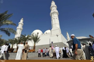 تصويري از مسجد قبا در مدينه منوره