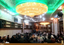 جشن ميلاد پيامبراكرم (ص) در سرداب علقمي حرم حضرت اباالفضل (ع) برگزار شد