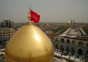 سند افتخارمشاركت در تامين هزينه هاي مرمت عتبات عاليات به خير هشترودي اعطا شد