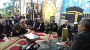 جلسه مشترك دفتر نمايندگي بعثه كاظمين و ستاد عمليات شمسا برگزار شد