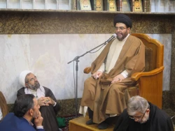 گزارش تصويري مراسم عزاداري در سرداب علقمي