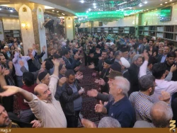 گزارش تصويري   عزاداري زائران ايراني در سرداب حرم مطهر حضرت ابوالفضل(ع) 
