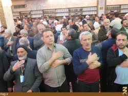 گزارش تصويري   عزاداري زائران ايراني در سرداب حرم مطهر حضرت ابوالفضل(ع) 