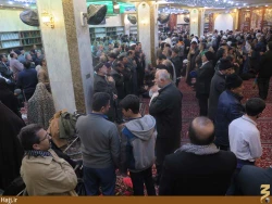 گزارش تصويري   عزاداري زائران ايراني در سرداب حرم مطهر حضرت ابوالفضل(ع) 