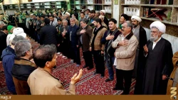 عزاداري زائران ايراني در سرداب حرم حضرت عباس  تصاوير