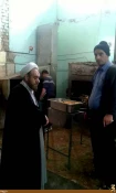 بازديد نماينده بعثه از آشپزخانه زائران ايراني در شهر بلد