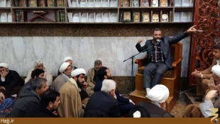 عزاداري زائران حسيني در حرم حضرت اباالفضل (ع)   تصاوير