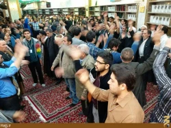 مراسم عزاداري زائران ايراني در سرداب علقمي حرم حضرت عباس