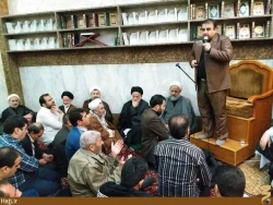 مراسم عزاداري زائران ايراني در سرداب علقمي حرم حضرت عباس