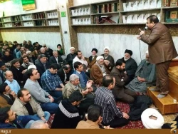 مراسم عزاداري زائران ايراني در سرداب علقمي حرم حضرت عباس