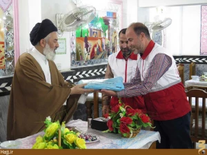 تجلیل بعثه رهبری در نجف از پرستاران هلال احمر ایران