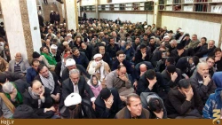 گزارش تصويري از مراسم عزاداري زائران ايراني در سرداب حرم عباسي