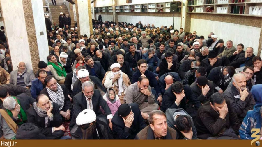 گزارش تصويري از مراسم عزاداري زائران ايراني در سرداب حرم عباسي