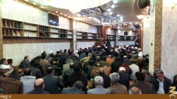 گزارش تصويري از مراسم عزاداري زائران ايراني در سرداب حرم عباسي