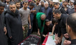مادر شهید پس از شنیدن خبر شهادت فرزندش درگذشت  تشیع همزمان پیکر شهید و مادر شهید در کربلای معلی