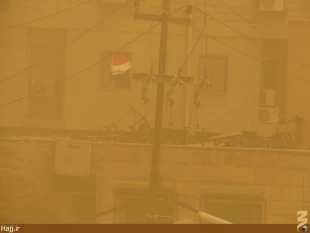 گرد و غبار شديد در كربلا  تصاوير