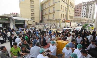 قيمه نذري در موكب امام رضا (ع)+تصاوير