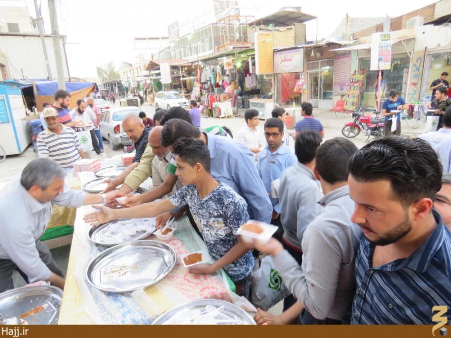 قيمه نذري در موكب امام رضا (ع)+تصاوير