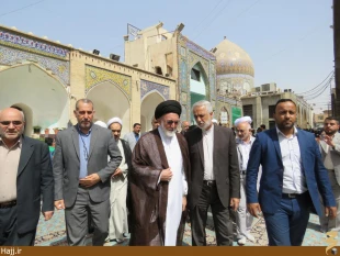 حجت الاسلام والمسلمين قاضي عسكر وارد سامرا شد