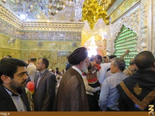 حجت الاسلام والمسلمين قاضي عسكر وارد سامرا شد