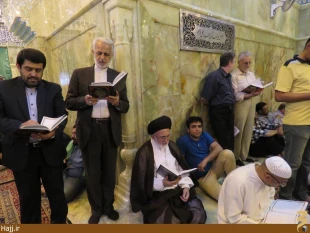 حجت الاسلام والمسلمين قاضي عسكر وارد سامرا شد