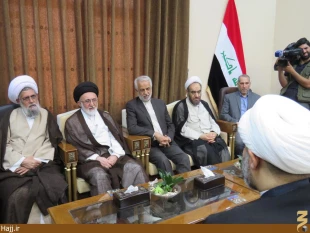 حجت الاسلام والمسلمين قاضي عسكر با توليت حرمين عسكريين(ع) ديدار كرد