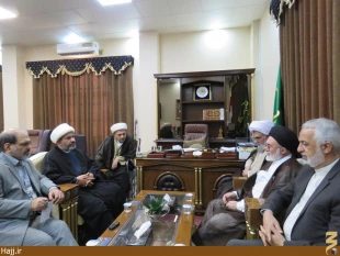 حجت الاسلام والمسلمين قاضي عسكر با توليت حرمين عسكريين(ع) ديدار كرد