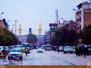 در روز طبيعت، كربلا هم باراني بود + تصاوير