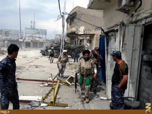 حضور روحانيون رزمنده در خطوط مقدم جبهه موصل   تصاوير