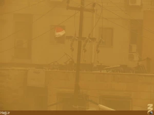 گرد و غبار شدید در کربلا  تصاویر