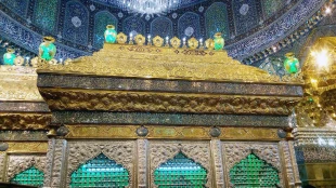 ضريح جديد حرم مطهر سامرا بروي زائران چشم گشود