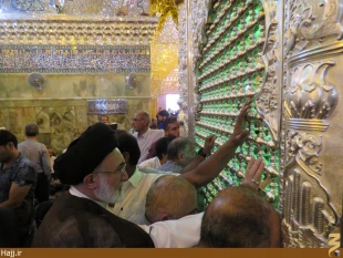 حجت الاسلام والمسلمين قاضي عسكر وارد سامرا شد