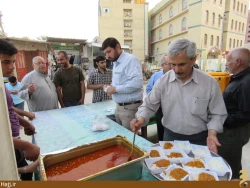 قيمه نذري در موكب امام رضا (ع)+تصاوير