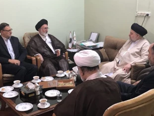 ديدارنماينده ولي فقيه در امور حج و زيارت با مراجع عظام تقليد 