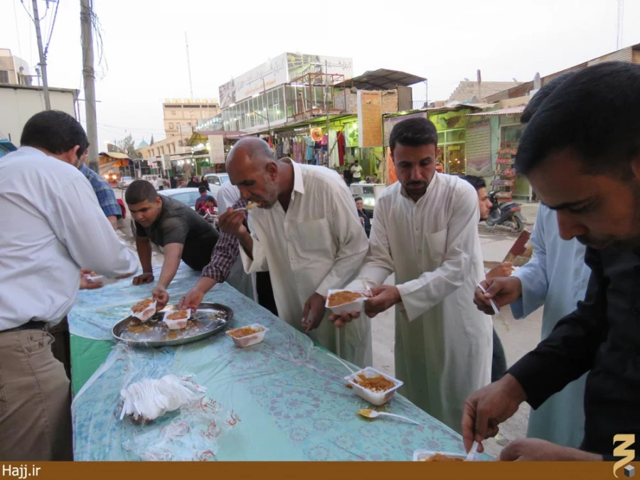 قيمه نذري در موكب امام رضا (ع)+تصاوير