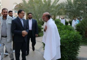 رئیس سازمان حج و زیارت درجمع زائران ایرانی درمسجد شجره