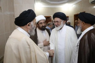 بازديد نماينده ولي فقيه و سرپرست حجاج ايراني از بعثه مراجع عظام تقليد در مدينه منوره 