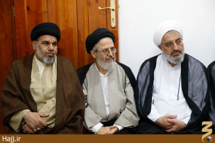  ديدار سرپرست حجاج ايراني با نمايندگان بعثه هاي مراجع عظام در مدينه منوره 
