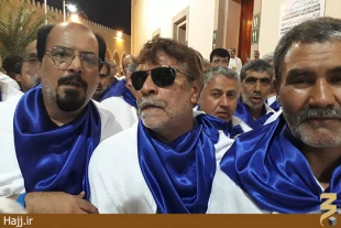 دومين كاروان جانبازان ؛‌ پس از احرام بستن در مسجد شجره عازم مكه مكرمه شدند