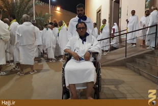 دومين كاروان جانبازان ؛‌ پس از احرام بستن در مسجد شجره عازم مكه مكرمه شدند